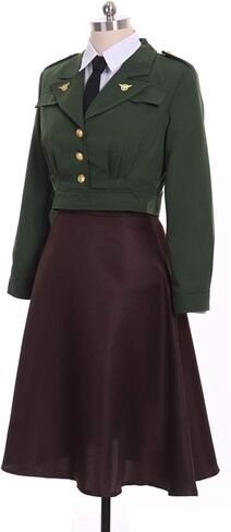 Officer Uniform Agent Peggy Carter Cosplay Costume Dress Uniform Suit for Women in Saudi Arabia