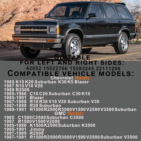 1 Pair Windshield Wiper Arm Compatible with Chevrolet GMC 1985-1991 K5 Blazer Jimmy K10 K20 C1500 C2500 C10 C20 K1500 K2500 Suburban K30 C3500 Replaces OE 42852 15522766 15593245 22111206 in Kuwait