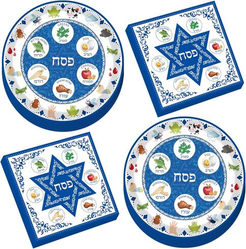 أطباق ومناديل عيد الفصح من راكوتو ديكورات للاستعمال مرة واحدة، 100 قطعة من الأطباق الورقية والمناديل الورقية الملونة لعيد الفصح السعيد، ديكور للحفلات، ديكور على شكل أرنب لمستلزمات أعياد الميلاد وحفلات الزفاف في الربيع in Saudi Arabia