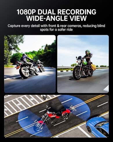 كاميرا Y5 للدراجات النارية مع حامل إضافي وجهاز تحكم عن بعد in Kuwait