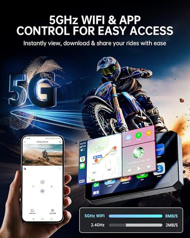 كاميرا Y5 للدراجات النارية مع حامل إضافي وجهاز تحكم عن بعد in Kuwait