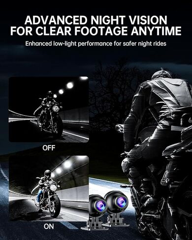 كاميرا Y5 للدراجات النارية مع حامل إضافي وجهاز تحكم عن بعد in Kuwait