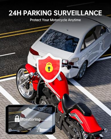 كاميرا دراجة نارية Y5 مع دعامة عمود وجهاز تحكم عن بعد in Kuwait