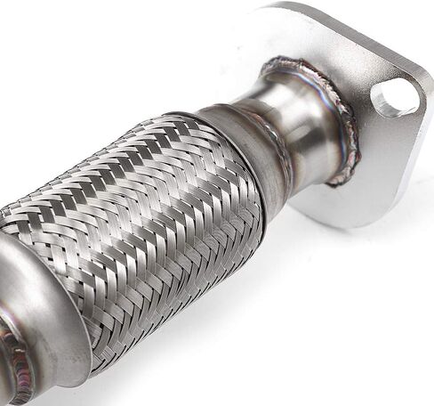 JY PERFORMANCE Compatible For 2008 2009 2010 Chevrolet Malibu Pontiac G6 Saturn Aura Front Flex Pipe 2.4L in Kuwait