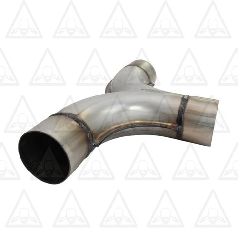 أنبوب عادم عالمي مختوم على شكل حرف Y مدخل/مخرج 2.5 بوصة بطول 13 بوصة | الفولاذ المقاوم للصدأ in Kuwait