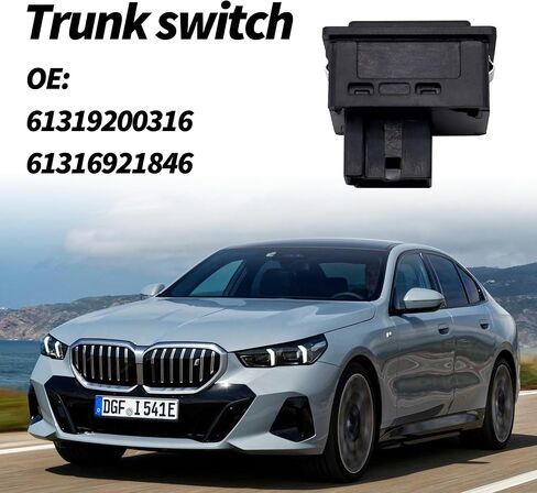 HiSport 61319200316 Trunk Unlock Release Switch Button - Compatible with BMW 530e 430i 440i 530i 540i 230i 330i 340i M240i M2 330e M4 228i 428i 435i 228i 535d 2002-2020 in Saudi Arabia