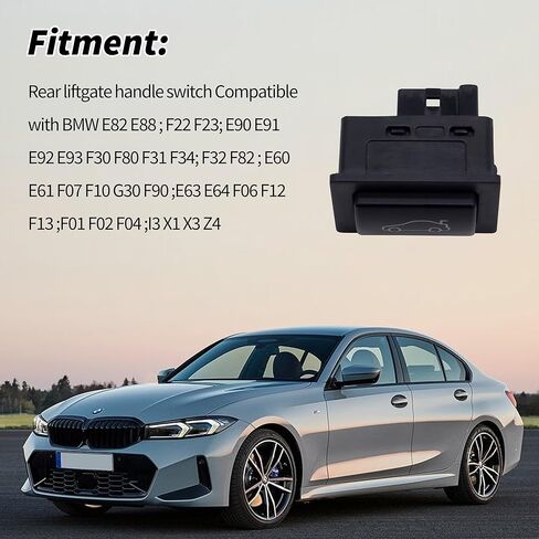 HiSport 61319200316 Trunk Unlock Release Switch Button - Compatible with BMW 530e 430i 440i 530i 540i 230i 330i 340i M240i M2 330e M4 228i 428i 435i 228i 535d 2002-2020 in Saudi Arabia