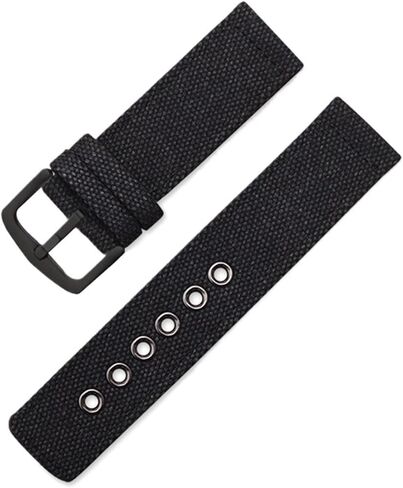 Camouflage Nylon Canvas Watchband 18mm 20mm 22mm 24mm Outdoor Soft Sport Watch Strap Universal Replacement Women Men Bracelet in Kuwait