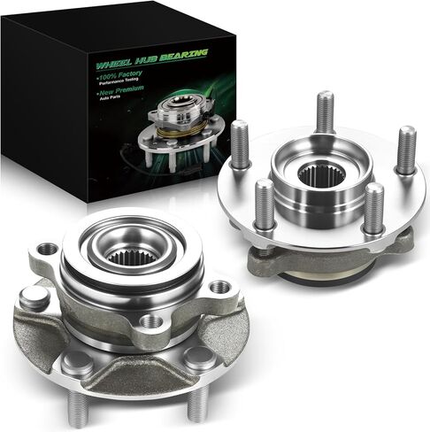 Set of 2 Front Wheel Bearing and Hub Assembly with 5-Lug Fit for:-Nissan Rogue 2008-2013, Rogue Select 2014-2015, Sentra 2007-2012 2.5L OE# 513298, BR930772, 40202-JG000 in Saudi Arabia