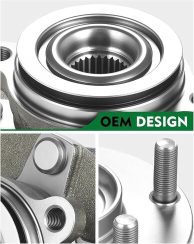 Set of 2 Front Wheel Bearing and Hub Assembly with 5-Lug Fit for:-Nissan Rogue 2008-2013, Rogue Select 2014-2015, Sentra 2007-2012 2.5L OE# 513298, BR930772, 40202-JG000 in Saudi Arabia