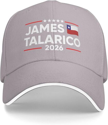 قبعة جيمس تالاريكو لمجلس الشيوخ 2026، قبعة Talarico for Us Texas Council Hat، قبعة سائق الشاحنة للرجال والنساء باللون الأسود in Kuwait