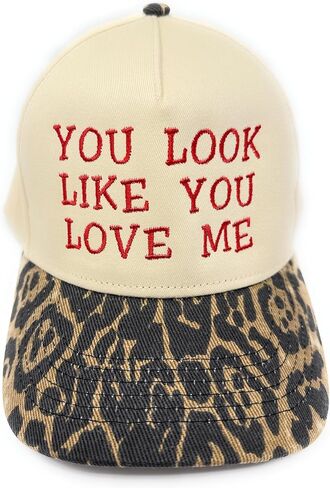 You Look Like You Love Me Vintage Leopard Trucker Hat, Vintage Leopard Trucker Snapback in Saudi Arabia