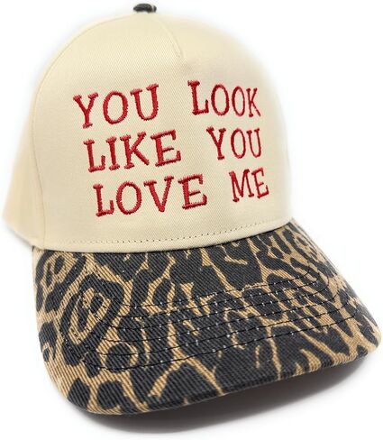 You Look Like You Love Me Vintage Leopard Trucker Hat, Vintage Leopard Trucker Snapback in Saudi Arabia