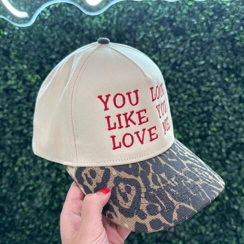 You Look Like You Love Me Vintage Leopard Trucker Hat, Vintage Leopard Trucker Snapback in Saudi Arabia