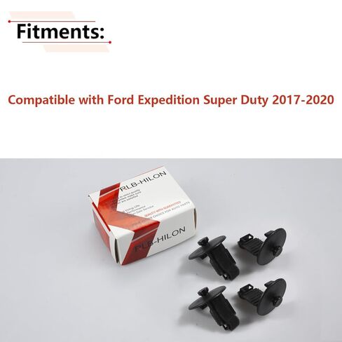 RLB-HILON 4 قطع مشابك تثبيت لسجادة الأرضية متوافقة مع Ford Expedition 2018-2020، لـ F250 F350 Super Duty 2017-2019، لـ F450 F500 Super Duty 2017 Year in Saudi Arabia