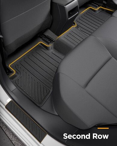 All Weather Floor Mats & Cargo Liner & Door Sill Guards for Toyota Corolla Sedan 2020-2025 2026 (Not for Hatchback and Cross), Non-Slip Full Coverage Set Car Accessories Custom Fit for Front 2nd Trunk in Saudi Arabia