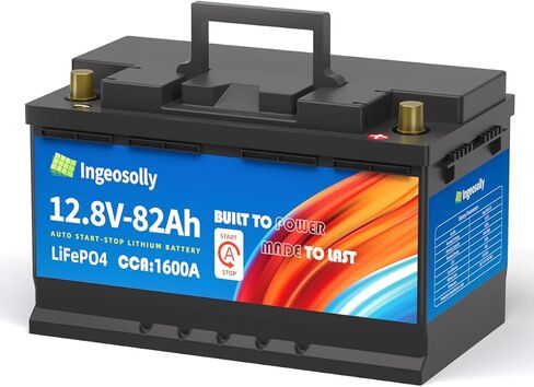 بطارية سيارة LiFePO4 12V 100Ah BCI Group 31 - بطارية ليثيوم 1600CCA لبدء وإيقاف، استبدال خفيف الوزن بدون صيانة للسيارات والشاحنات والمركبات الثقيلة والقوارب ومحرك التصيد in Saudi Arabia
