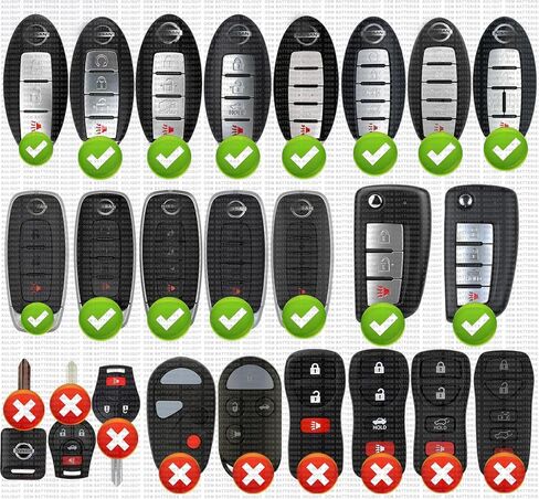 استبدال بطاريات مفتاح فوب لنيسان (ألتيما روج سينترا فيرسا باثفايندر مورانو ماكسيما ركلات تيتان فرونتير إنفينيتي أرمادا ليف جوك كويست) مفتاح التحكم عن بعد الذكي in Kuwait