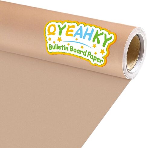 Qyeahkj 17.7in x 20ft Bulletin Board Paper Roll Bulletin Board Background Paper Fade Resistant Classroom Decoration Poster Art Craft Home Wall Education Decor Supplies Blue Purple in Saudi Arabia