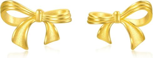 CHOW SANG SANG 999.9 24K Gold Essence Butterfly Stud Earrings for Women 95306E in Saudi Arabia