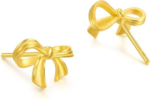 CHOW SANG SANG 999.9 24K Gold Essence Butterfly Stud Earrings for Women 95306E in Saudi Arabia