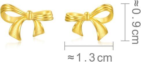 CHOW SANG SANG 999.9 24K Gold Essence Butterfly Stud Earrings for Women 95306E in Saudi Arabia