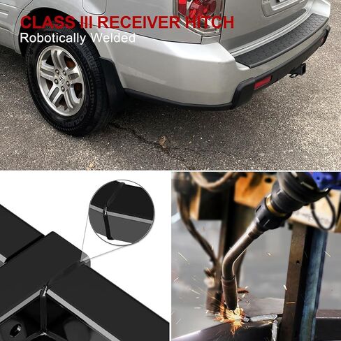 APS Rear Trailer Hitch, 2 inch Towing Hitch Receiver Class 3 Hitch Cover Included Compatible with Honda Pilot Acura MDX 2003-2008 in Saudi Arabia