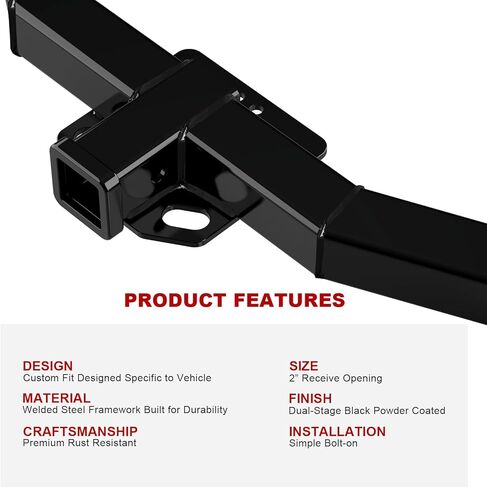 APS Rear Towing Hitch Receiver, Class 3 Trailer Hitch Compatible with Honda CR-V 2007-2011 in Saudi Arabia