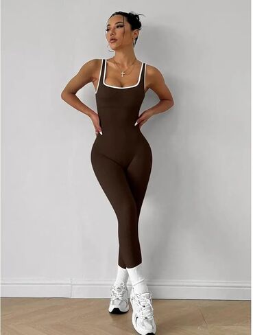 1 Pcs Yoga Bodysuit with a Stylish Open Back, Perfect for Shaping And Lifting Sports Workout Set Jumpsuit in Saudi Arabia
