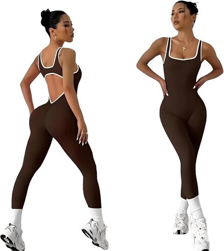 1 Pcs Yoga Bodysuit with a Stylish Open Back, Perfect for Shaping And Lifting Sports Workout Set Jumpsuit in Saudi Arabia