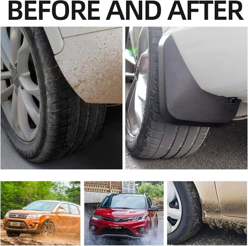 4 قطع من واقيات الطين تناسب Toyota Camry SE XSE Sport 2018 2019 2020 2021 2022 الأمامي والخلفي، واقيات الطين أغطية مشاعل الحماية لا تتطلب الحفر in Kuwait