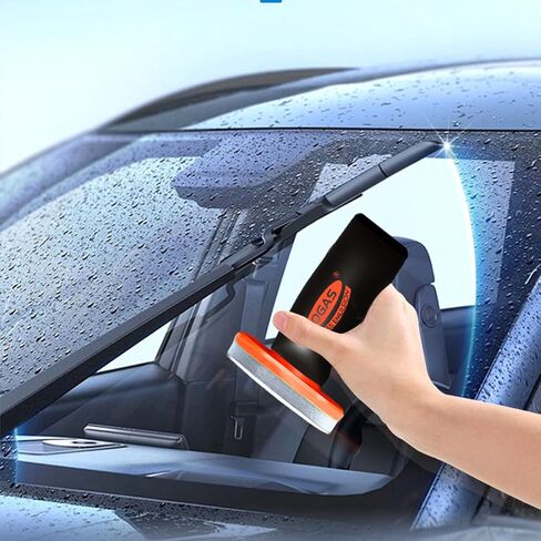 Glass Oil Film Remover for Car,Glass Emulsion Cleaner,Automotive Oil Film Cleaning Brush for Window & Mirror,Removes oil film & Smudges,Clearvision Improve Driving Visibility (100 g) in Saudi Arabia