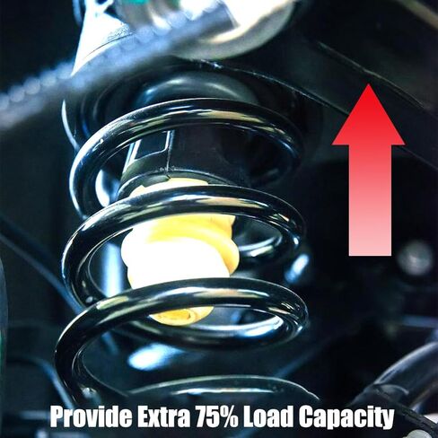 Rear Heavy Duty Coil Springs.Compatible with 2009-2018 Ram 1500 2WD 4WD. Provide Extra 75% Load Capacity(2 PCS) in Saudi Arabia