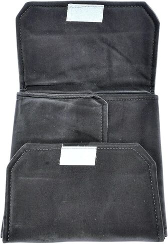 Black Velvet Necklace Jewelry Travel Folder Storage Display Case(Black Necklace Case, 8.5" x 8.5") ZA1003 in Saudi Arabia
