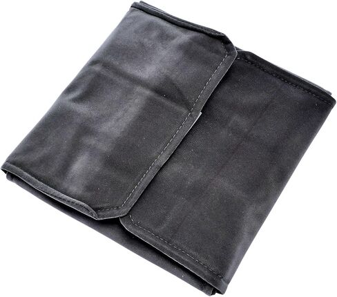 Black Velvet Necklace Jewelry Travel Folder Storage Display Case(Black Necklace Case, 8.5" x 8.5") ZA1003 in Saudi Arabia