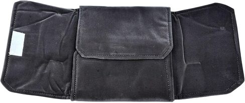 Black Velvet Necklace Jewelry Travel Folder Storage Display Case(Black Necklace Case, 8.5" x 8.5") ZA1003 in Saudi Arabia