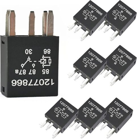 Automotive Relays 8 Packs 12077866 Relay Replacement for 5810-0202 7866 Compatible with Buick Compatible with Cadillac Compatible with Chevrolet Compatible with Gmc, 5 Pin 12V in Saudi Arabia