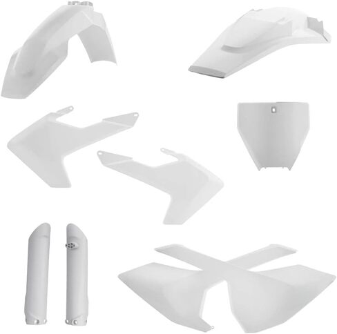 Acerbis Full Plastic Kit White For Husqvarna FC 450 2016-2018 in Saudi Arabia