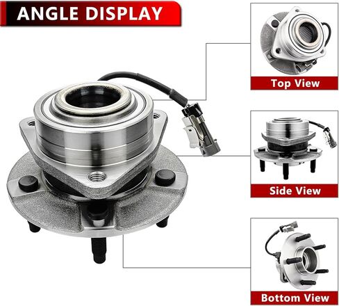 513189 (Pair) Front Wheel Bearing and Hub Assembly for 2002-2007 Saturn Vue, for 2005-2006 Chevy Equinox, for 2006 Pontiac Torrent 5 Lugs W/ABS in Saudi Arabia