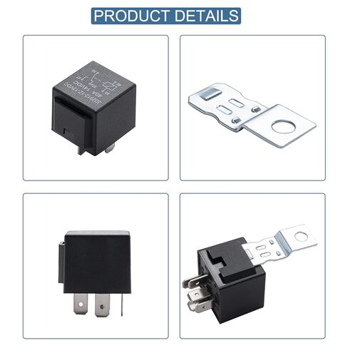 20 حزمة 12 فولت 40/30AMP 5-Pin SPDT مجموعة تتابع السيارات، متوافقة مع تقليم الطاقة والإمالة in Kuwait