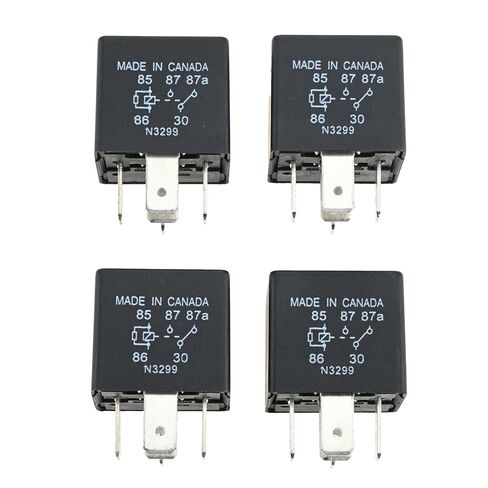 Mtsooning P6SDT FOAB-14B192-AA مرحل السيارات 4 عبوات - 40A 12VDC 5-Pin OEM بديل للنظام الكهربائي Ford RY116 in Saudi Arabia
