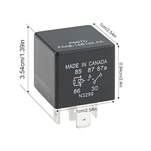 Mtsooning P6SDT FOAB-14B192-AA مرحل السيارات 4 عبوات - 40A 12VDC 5-Pin OEM بديل للنظام الكهربائي Ford RY116 in Saudi Arabia