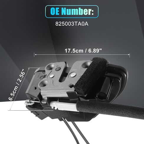 uxcell Replacement Rear Right Passenger Side Power Door Lock Actuator Motor with Cable for Nissan Altima 2013-2018 Door Latch Actuator Assembly Replace No.825003TA0A Black in Saudi Arabia