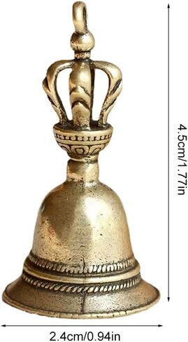 4Pcs Brass Small Bell Car Keychain, Vintage Small Copper Pendant Keychain in Saudi Arabia
