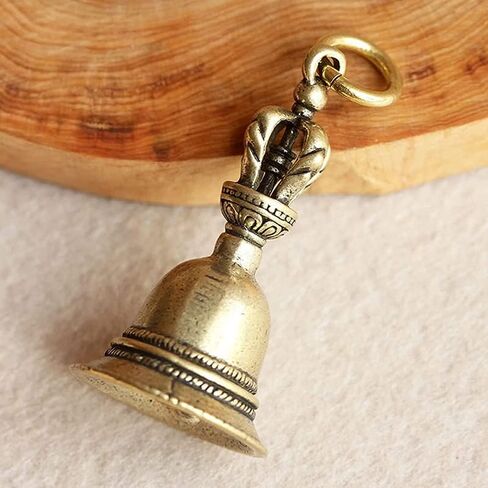 4Pcs Brass Small Bell Car Keychain, Vintage Small Copper Pendant Keychain in Saudi Arabia
