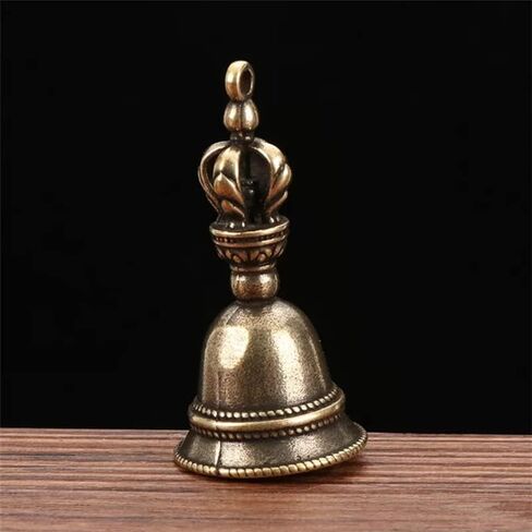 4Pcs Brass Small Bell Car Keychain, Vintage Small Copper Pendant Keychain in Saudi Arabia