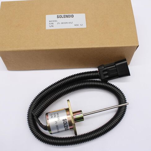 25-38109-05Z 1503ES-12A5SUC9SCC28 SA-5019 الملف اللولبي لإيقاف الوقود 12 فولت يناسب محرك KX V2203-DI 1800 1800MT 1503ES12A5SUC9SCC28,253810905Z in Kuwait