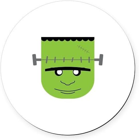 CafePress Frankenstein Head 5.5" Round Car Magnet Magnetic Bumper Display in Saudi Arabia