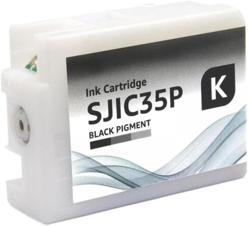 خرطوشة حبر متوافقة 80 مل SJIC35P لطابعة الملصقات الملونة تعمل مع نماذج CW-C6500P CW-C6000A CW-C6000P CW-C6500A تتضمن شريحة (SJIC35P-4pcs-1set) in Saudi Arabia