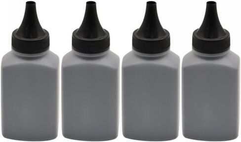 40g Per Pcs Compatible Toner Cartridge Powder Refill for TN223 TN227 TN243 TN247 TN253 TN257 TN233 TN237 TN263 TN267 TN283 TN287 TN221 Models(40g Toner-BK 4pcs) in Saudi Arabia